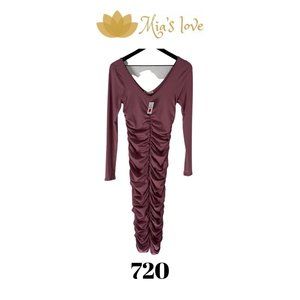 Heart Hips, Women Casual Dress, Size S, light pink color.